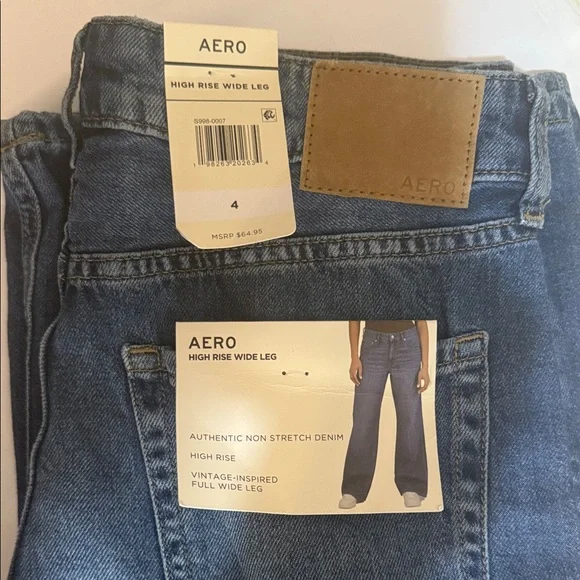 Aeropostale Relaxed Fit Dark Blue Jeans - Picture 4 of 13